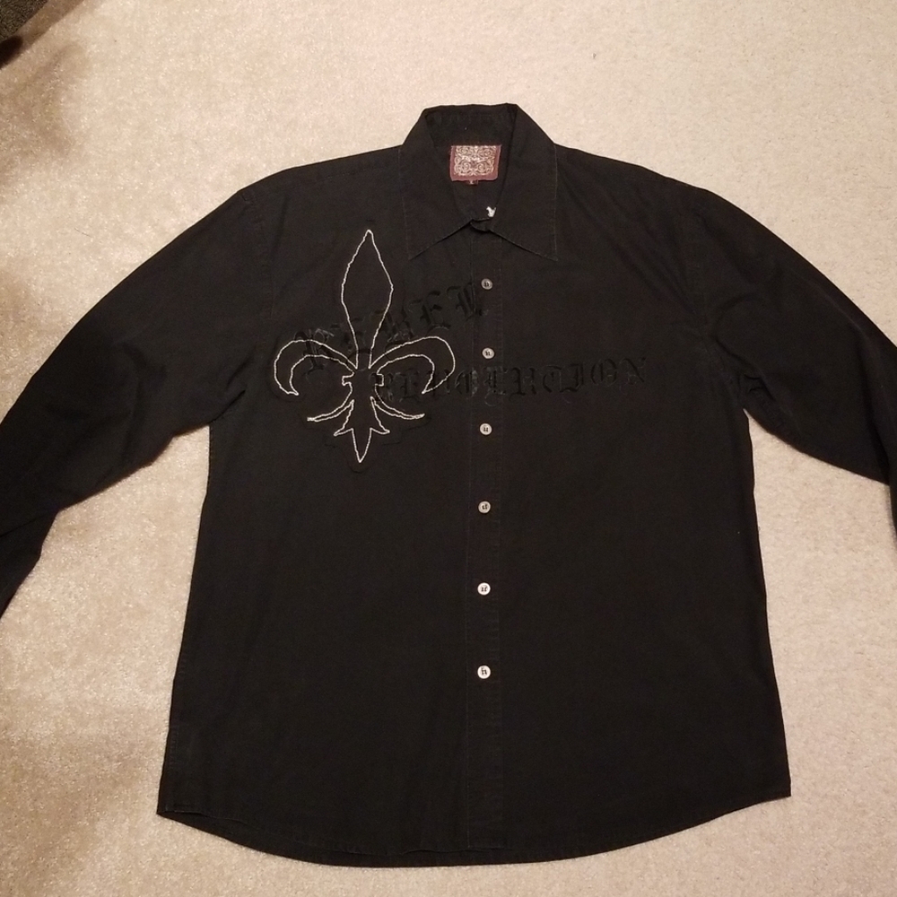 Roar Mens Embrodered Shirt XL
